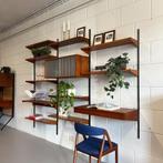 - Vintage wandmeubel •Kai Kristiansen FM Møbler• 1/4 -, Huis en Inrichting, Kasten | Wandmeubels, 250 tot 300 cm, Gebruikt, .