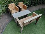 Houten tuinset voor kinderen loungeset, Tuin en Terras, Tuinsets en Loungesets, Ophalen, Zo goed als nieuw, Hout