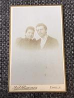 CDV, Man/Vrouw, P.J. Bieseman, Zwolle, Carte de Visite, Ophalen of Verzenden, Voor 1940, Gebruikt, Foto