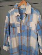 Fransa geblokt jack L, Blauw, Fransa, Maat 42/44 (L), Ophalen of Verzenden