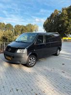 Volkswagen Transporter Bestel 2.5 TDI 96KW DC 2007, Auto's, Voorwielaandrijving, Stof, Volkswagen, Zwart