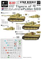 35-917, Tigers of sPzAbt 503 Pt 2, Overige merken, Tank, 1:32 tot 1:50, Nieuw