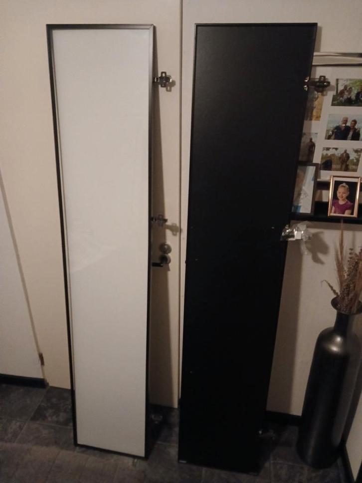 Ikea hochbo billy kast deuren zwart, Huis en Inrichting, Woonaccessoires | Kamerschermen, Zo goed als nieuw, Ophalen