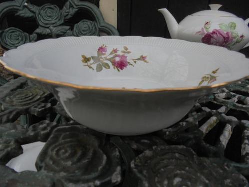Vergiet / Uitlekschaal Chodziez met wilde roze struik roos, Antiek en Kunst, Antiek | Servies los, Ophalen of Verzenden