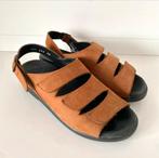 Wolky Sandalen - Maat 38 - Bruin Suède, Kleding | Dames, Schoenen, Ophalen of Verzenden, Gedragen, Bruin, Sandalen of Muiltjes