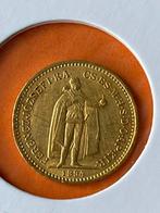 Gouden Hongaarse 10 Kronen, Postzegels en Munten, Munten | Europa | Niet-Euromunten, Goud, Ophalen of Verzenden, Losse munt, Hongarije