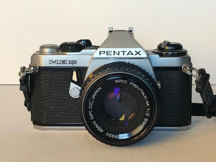 Pentax ME supercamera, Audio, Tv en Foto, Fotocamera's Analoog, Gebruikt, Spiegelreflex, Pentax, Ophalen