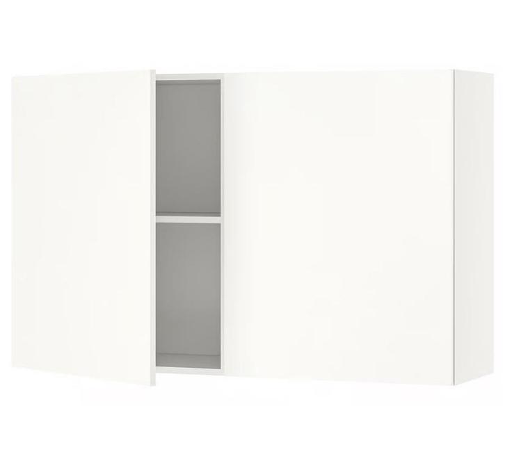 IKEA Witte Bovenkast - Gedemonteerd, Huis en Inrichting, Kasten | Buffetkasten, Gebruikt, Minder dan 100 cm, 100 tot 150 cm, 25 tot 50 cm