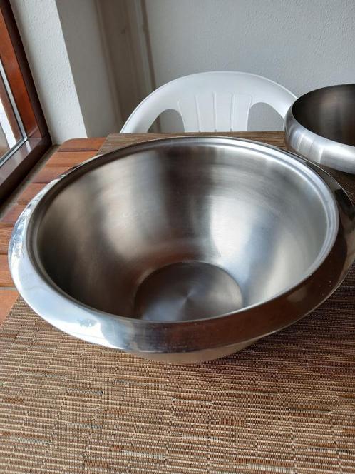 Serveerkommen rvs, Huis en Inrichting, Keuken | Servies, Overige typen, Overige stijlen, Overige materialen, Ophalen of Verzenden