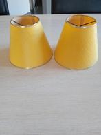 2 vintage lampenkapjes, Ophalen of Verzenden, Zo goed als nieuw, Rond, Minder dan 25 cm