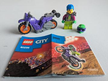 LEGO City 60296 Stuntmotor rijdster beschikbaar voor biedingen