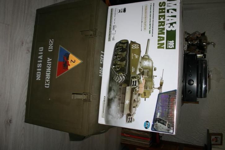 RC tank 1/16 scale, Hobby en Vrije tijd, Modelbouw | Radiografisch | Overige, Zo goed als nieuw, Ophalen of Verzenden