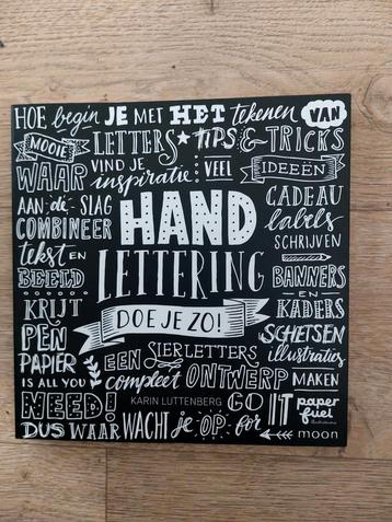 Handlettering boek - Karin Luttenberg - Nieuw beschikbaar voor biedingen