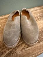Shabbies Amsterdam suède loafers – beige taupe, Ophalen of Verzenden, Zo goed als nieuw, Beige, Instappers