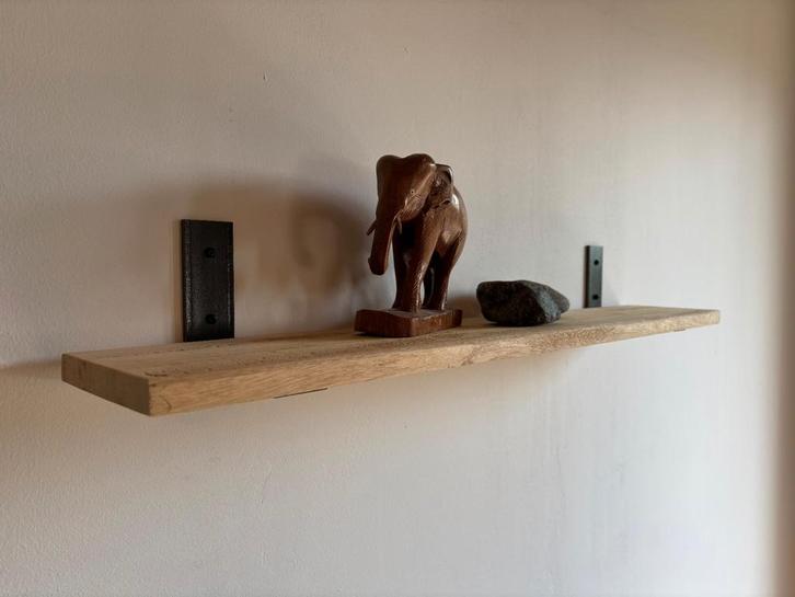 Wandplank met metalen dragers, 65 cm, Huis en Inrichting, Woonaccessoires | Wandplanken en Boekenplanken, Ophalen