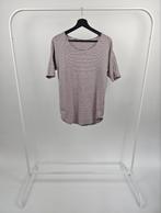 Isabel Marant linnen shirt top roze gestreept M, Marant, Ophalen of Verzenden, Marant, Korte mouw