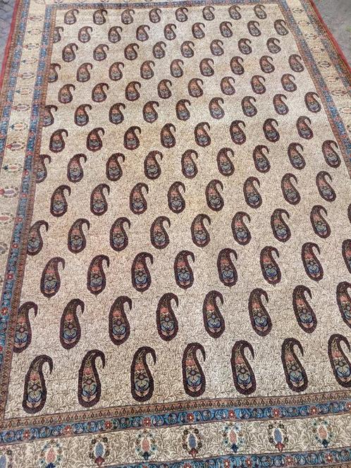 Vintage Iraans hand geknoopt vloerkleed, Huis en Inrichting, Stoffering | Tapijten en Kleden, Zo goed als nieuw, 200 cm of meer