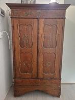 Indonesische kast, tropisch hardhout, met schilderingen, Ophalen