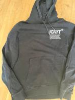 Zwarte hoodie trui in gold we trust maat m, Ophalen of Verzenden, Zwart