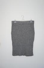 Kokerrok Knitted Zwart Grijs Gemeleerd H&M mt XL (2825), Kleding | Dames, Rokken, H&M, Zwart, Maat 46/48 (XL) of groter, Ophalen of Verzenden