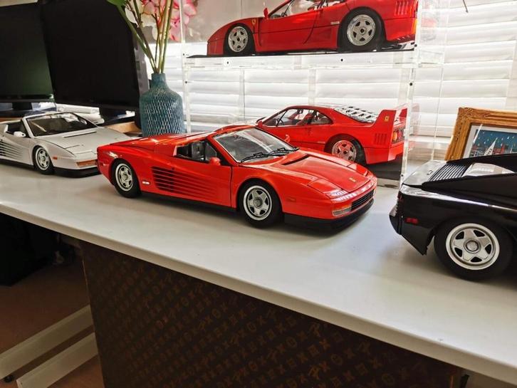 Ferrari Testarossa Pocher Rivarossi K54 1/8 Cabrio Sportster, Hobby en Vrije tijd, Modelauto's | 1:5 tot 1:12, Gebruikt, Auto