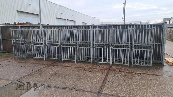 Metalen Boxen | Gitterboxen | Ouderkerk IJssel | Sassenheim, Tuin en Terras, Tuinhekken en Hekwerk, Gebruikt, IJzer, Ophalen