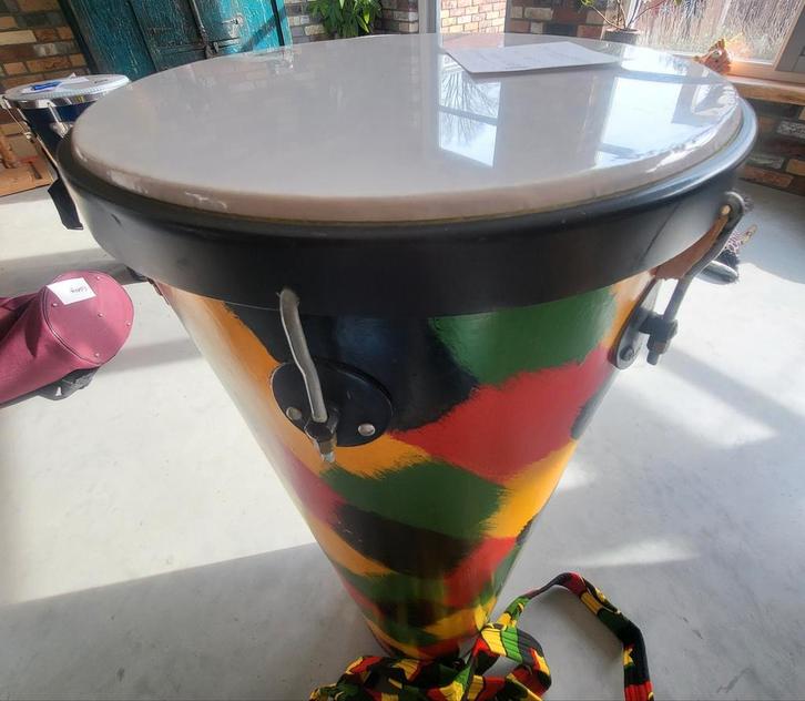 Timba/Brazil/trommel/hoes/band/percussie/1koop/zie adv/remo, Muziek en Instrumenten, Percussie, Gebruikt, Trommel, Ophalen
