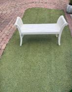 Antiek Houten gangbankje, Ophalen