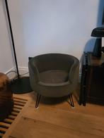 Grijze fauteuil met metalen poten voor kat of hondje, Ophalen of Verzenden, Zo goed als nieuw