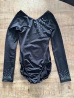 Turnpakje zwart mt 146-152, Zwart, Ophalen of Verzenden, Zo goed als nieuw, Turnpak(je)