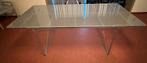 Niels Gammelgaard Moment glazen eettafel Ikea jaren 80, Ophalen, Gebruikt, 50 tot 75 cm, Vintage
