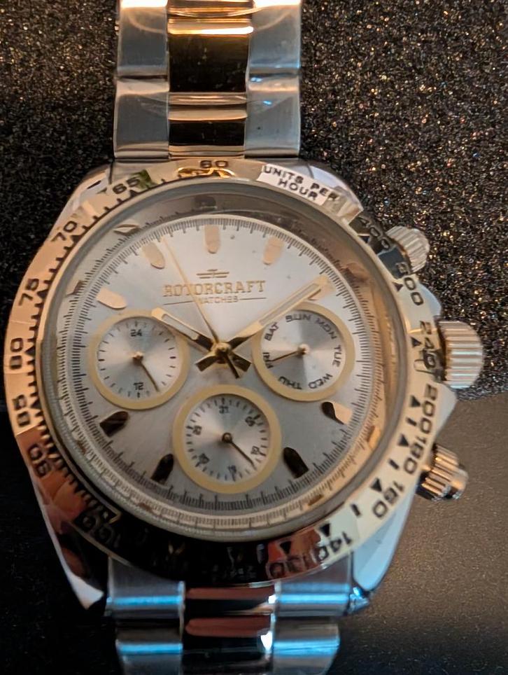 Horloge Rotorcraft Cargo, Sieraden, Tassen en Uiterlijk, Horloges | Heren, Zo goed als nieuw, Polshorloge, Overige merken, Staal