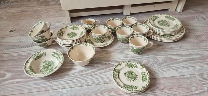 Mason's Fruit Basket Servies - 34 Delig, Antiek en Kunst, Antiek | Servies compleet, Ophalen of Verzenden