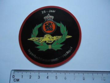 sticker oud LEGER LLWS Legerluchtwaarnemersschool militair beschikbaar voor biedingen