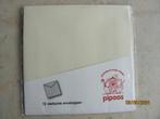 NIEUW 7 x papier ENVELOP enveloppen vanille PIPOOS vierkant, Ophalen of Verzenden, Nieuw, Overige thema's, Overige typen