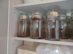 D.E. moccona potten, Huis en Inrichting, Ophalen, Zo goed als nieuw, Glas, Pot, Bus of Blik