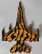 Patch Silhouette 31 Squadron F-16 Luchtmacht België Tiger, Verzenden, Zo goed als nieuw, Patch, Badge of Embleem