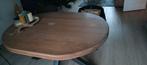 Eiken ovale tafel matrix poot, Huis en Inrichting, Tafels | Salontafels, Ophalen, Gebruikt, 100 tot 150 cm, Eikenhout