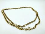 Zilveren ketting, goud verguld, 80 cm, Info@zilverwebsite.nl, Verzenden, Zo goed als nieuw, Zilverwebsite.nl