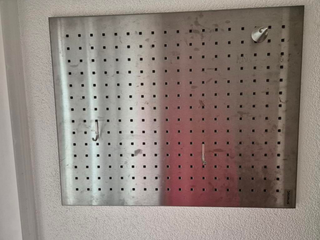 RVS magneetbord van 40 bij 50 cm, Ophalen of Verzenden