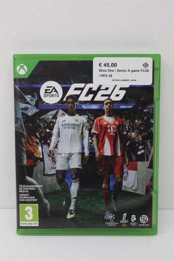 Xbox One / Series X game FC26 / FIFA 26  beschikbaar voor biedingen