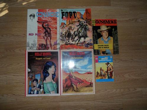 Partij cowboy Western Strips / Comanche Blueberry Gunsmoke, Boeken, Stripboeken, Gelezen, Meerdere stripboeken, Ophalen of Verzenden