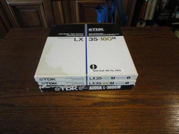 TDK 26cm metalen spoelen 3 stuks beschikbaar voor biedingen