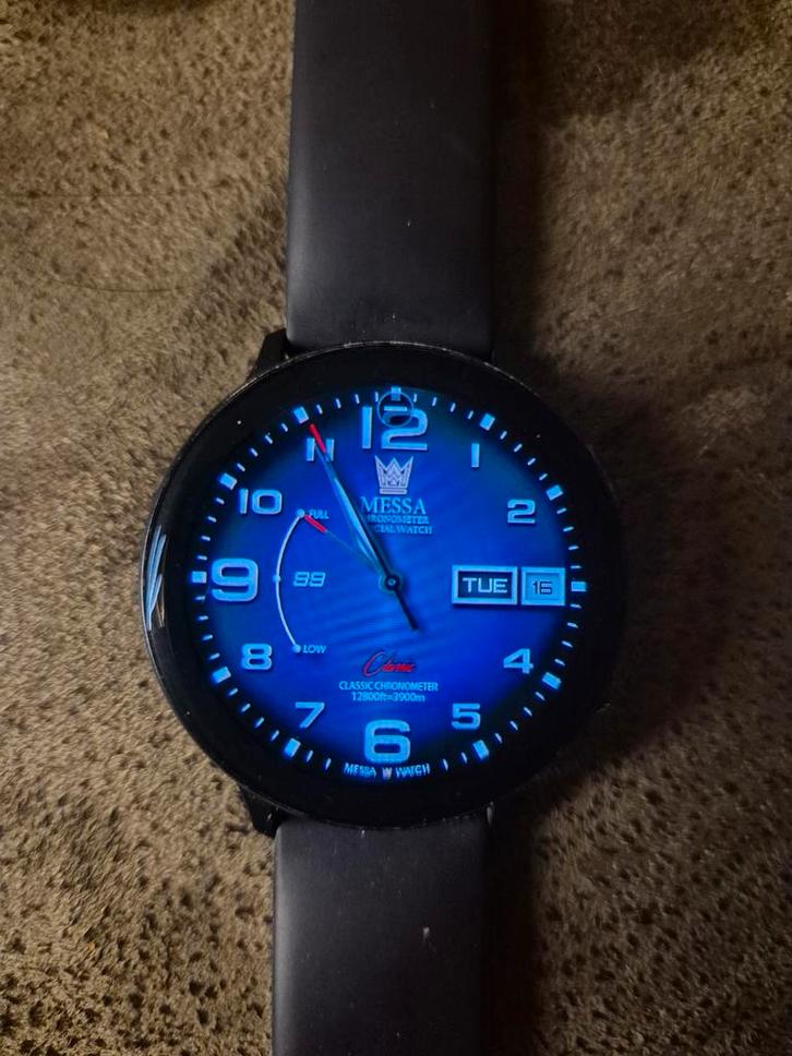 Samsung Galaxy Active 2 met toebehoren, Sieraden, Tassen en Uiterlijk, Smartwatches, Zo goed als nieuw, Android, Zwart, Afstand