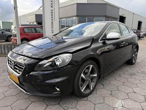 Volvo V40 1.6 T3 R-Design (bj 2014), Auto diversen, Schadeauto's, Handgeschakeld, Benzine, MPV, Zwart