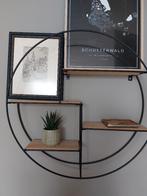 Metalen vintage wandrek zwart, Huis en Inrichting, Ophalen, Nieuw