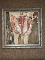 Schilderij met barok lijst 120x120, Ophalen, Zo goed als nieuw, 100 tot 125 cm, 75 cm of meer