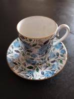 Royal Albert Blue Polka Kop en Schotel Vintage, Antiek en Kunst, Ophalen of Verzenden