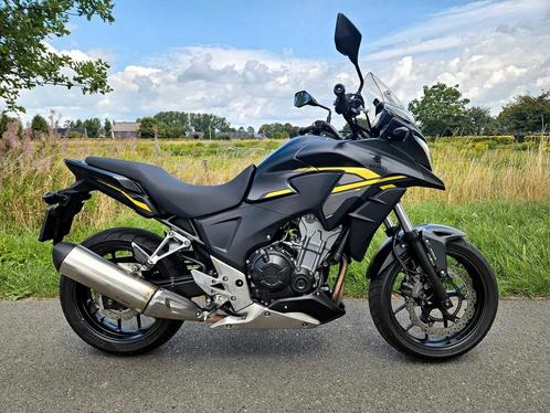HONDA CB500X  ABS 2015 ZWART 35KW 48PK A2 CB500 X H.I.S.S, Motoren, Motoren | Honda, Bedrijf, Sport, 12 t/m 35 kW, 2 cilinders