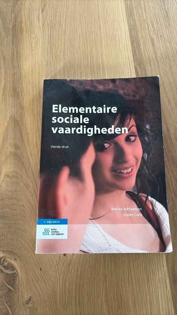 Marian Adriaansen - Elementaire sociale vaardigheden, Boeken, Wetenschap, Zo goed als nieuw, Sociale wetenschap, Ophalen of Verzenden